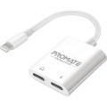 Promate Адаптер Lightning to Lightning 12W + Lightning audio Promate (medialink-i2i)