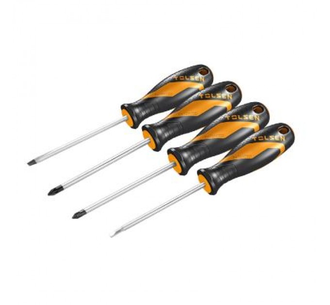 Набір викруток Tolsen SL6.5/PZ2/PZ1/S2 - 100мм (20180)