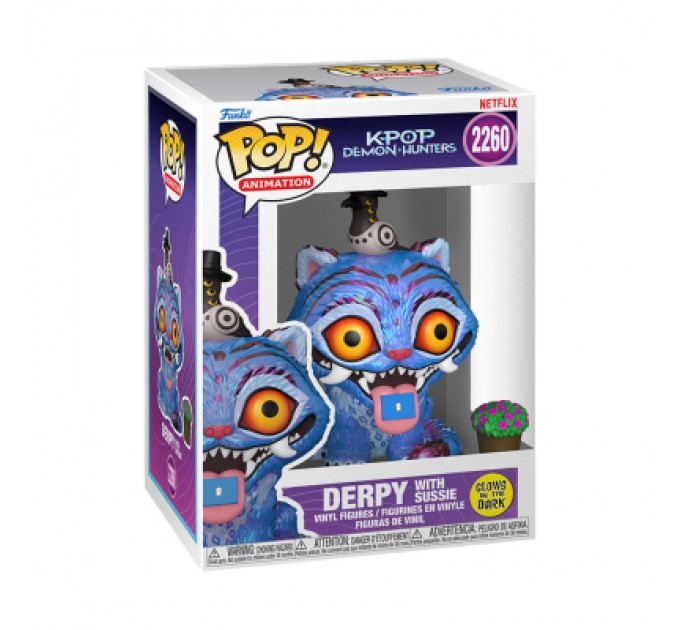 Фігурка Funko Pop серії Кейпоп-мисливиці на демонів - Тигр із Сорокою та квітка (GW) (94693)