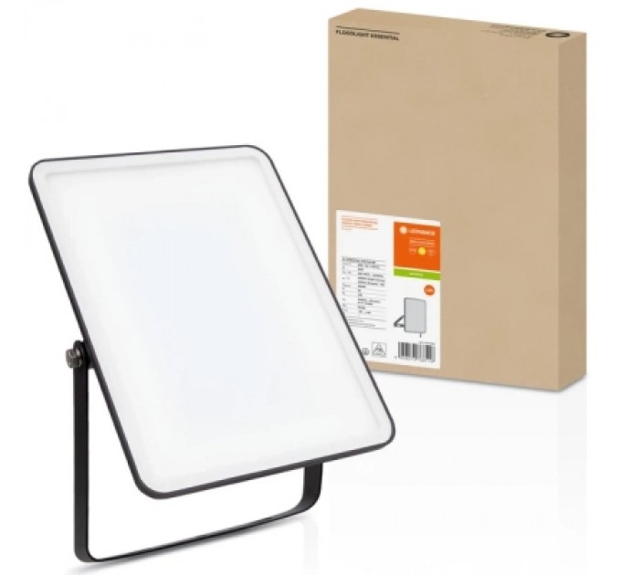 Прожектор LEDVANCE FL ESSENTIAL 50W 830 BK IP65 (4058075768116)