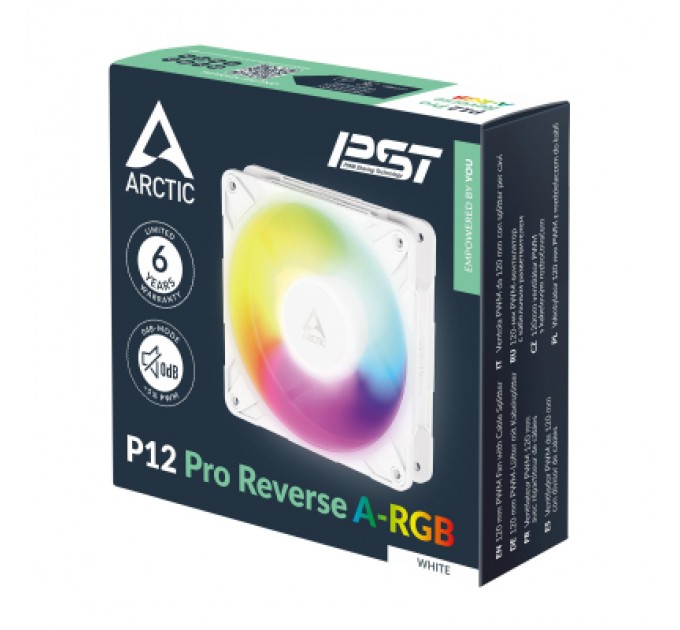 Кулер до корпусу Arctic P12PRO REV ARGB WHITE (ACFAN00325A)