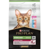 Сухий корм для кішок Purina Pro Plan Sterilised Adult 1+ Savoury Duo Після стерилізації З тріскою та фореллю 3 кг (7613036732550)