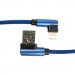 Дата кабель USB 2.0 AM to Lightning 0.25m blue Dengos (NTK-L-UG-SHRT-SET-BLUE)