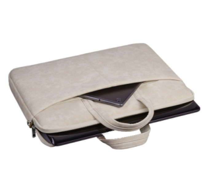 Сумка для ноутбука Defender 15.6" Solid PU beige (26126)
