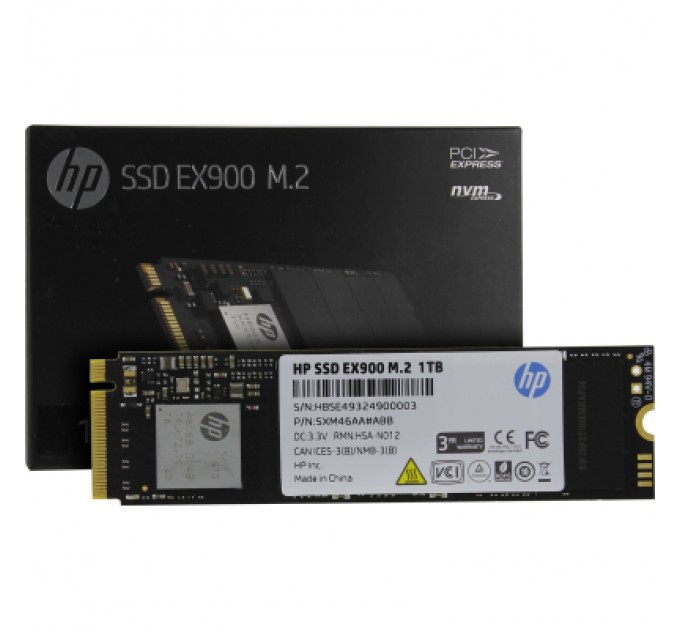 HP Накопичувач SSD M.2 2280 1TB EX900 HP (5XM46AA)