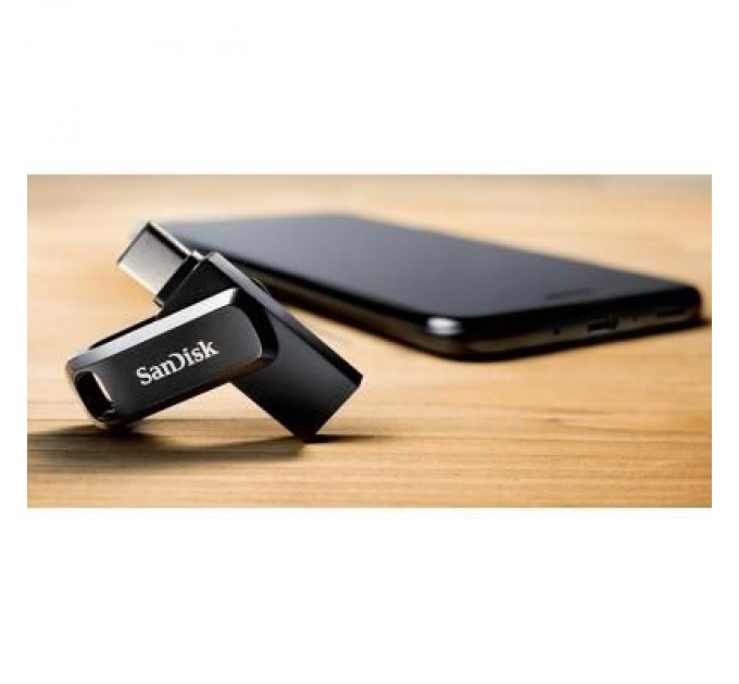 SanDisk USB флеш накопичувач SanDisk 64GB Ultra Dual Drive Go USB 3.1/Type C (SDDDC3-064G-G46)
