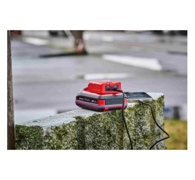 Einhell Адаптер для інструменту Einhell USB акумуляторний TC-CP 18 Li USB A/C - Solo, PXC, 18В, Type-A/Type-C, 2A (4514148)