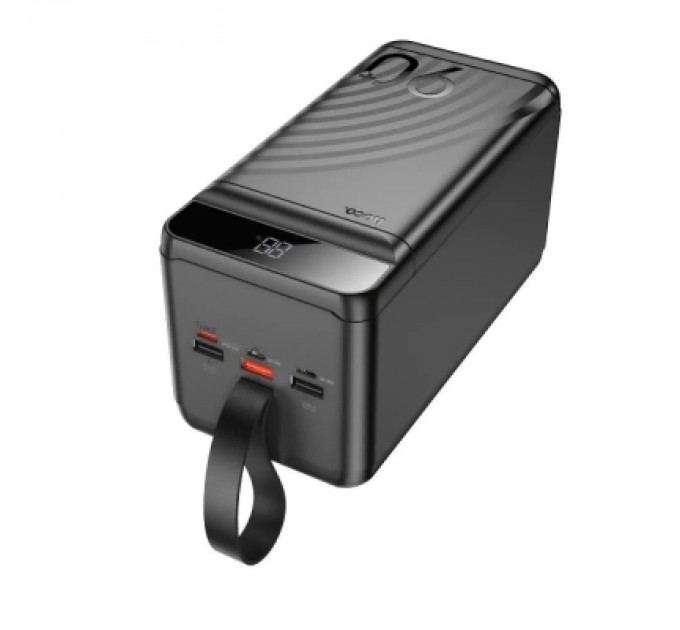 Батарея універсальна HOCO 90000mAh Element PD/20W, QC/FCP/SCP/AFC/22.5W, LCD, LED Lamp Black (J123D / 714778)