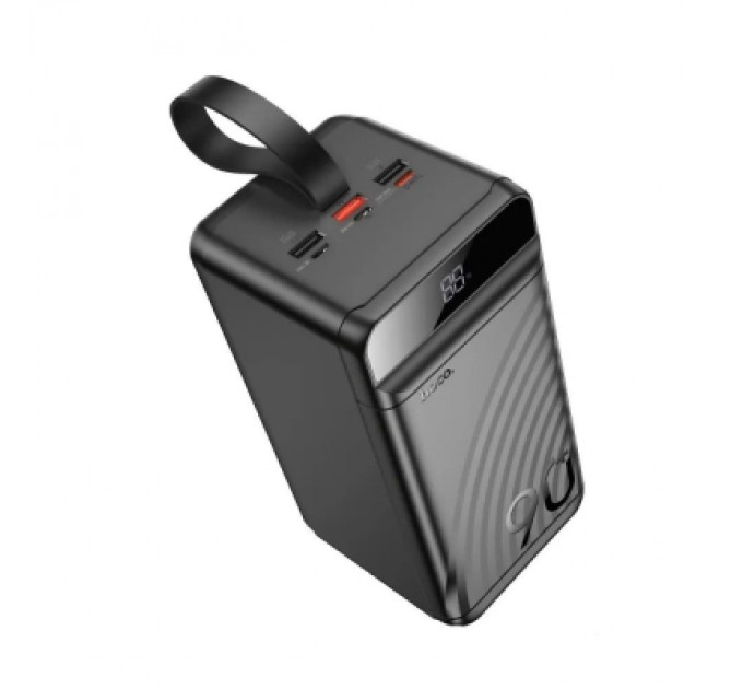 Батарея універсальна HOCO 90000mAh Element PD/20W, QC/FCP/SCP/AFC/22.5W, LCD, LED Lamp Black (J123D / 714778)