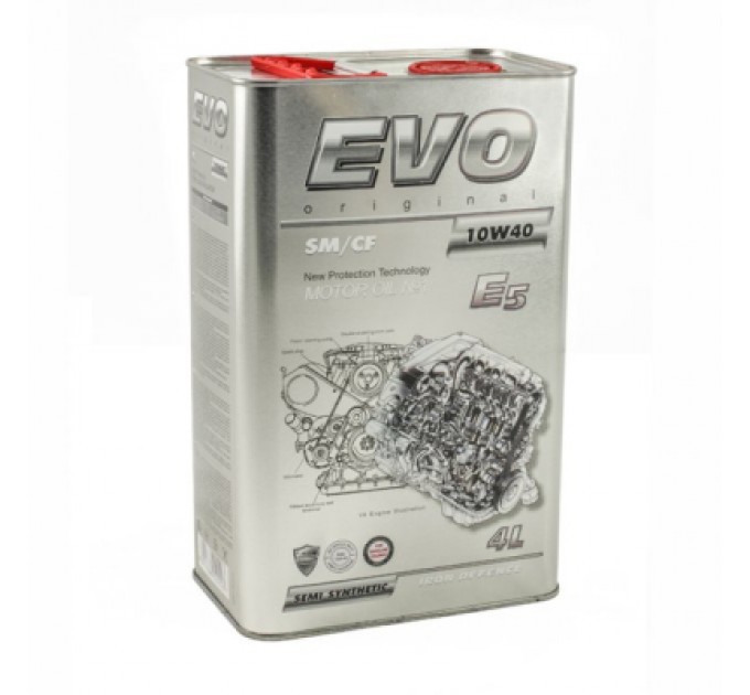 Моторна олива EVO E5 10W-40 SM/CF 4L (E5 4L 10W-40)