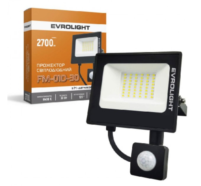 Прожектор EVROLIGHT FM-01D-30 30W 6400К