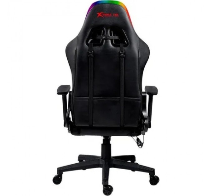 Крісло ігрове Xtrike ME Advanced Gaming Chair GC-907 RGB Black/Red (GC-907)