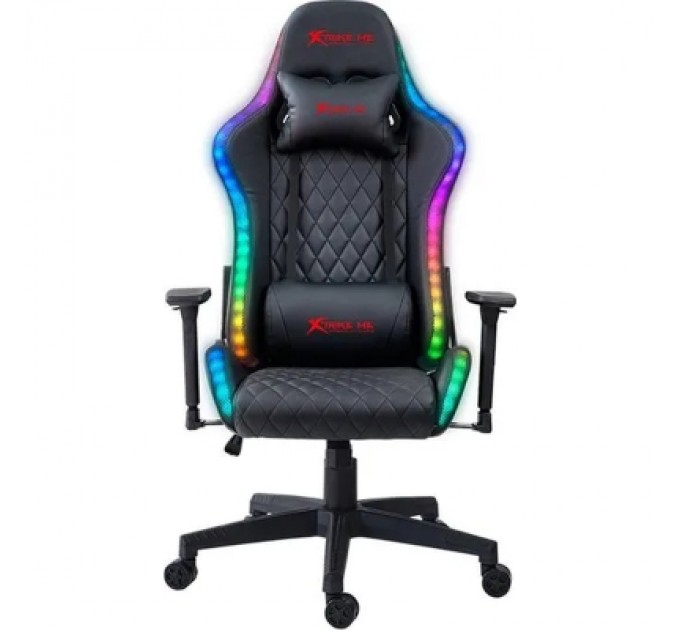 Крісло ігрове Xtrike ME Advanced Gaming Chair GC-907 RGB Black/Red (GC-907)