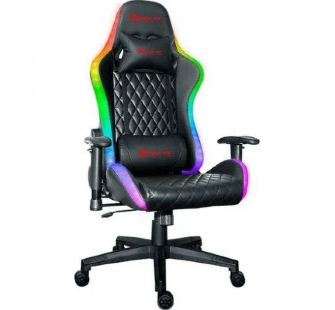Крісло ігрове Xtrike ME Advanced Gaming Chair GC-907 RGB Black/Red (GC-907)