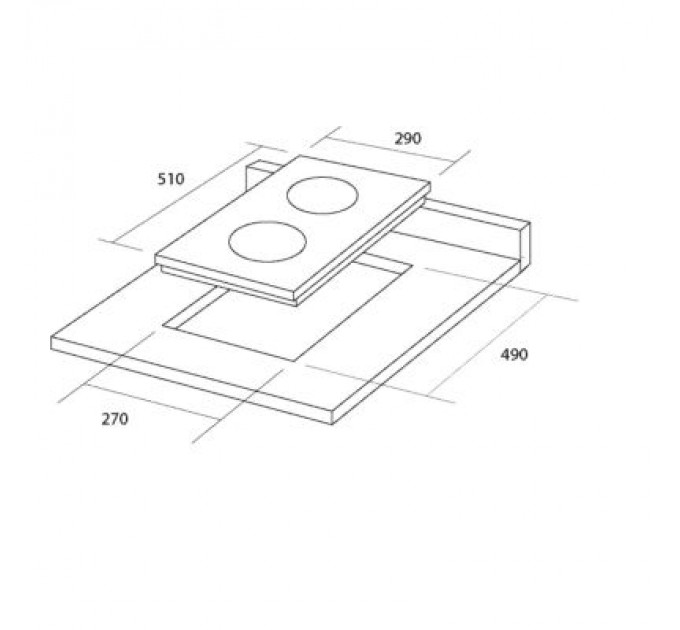Варочна поверхня Pyramida PFG 320 BLACK