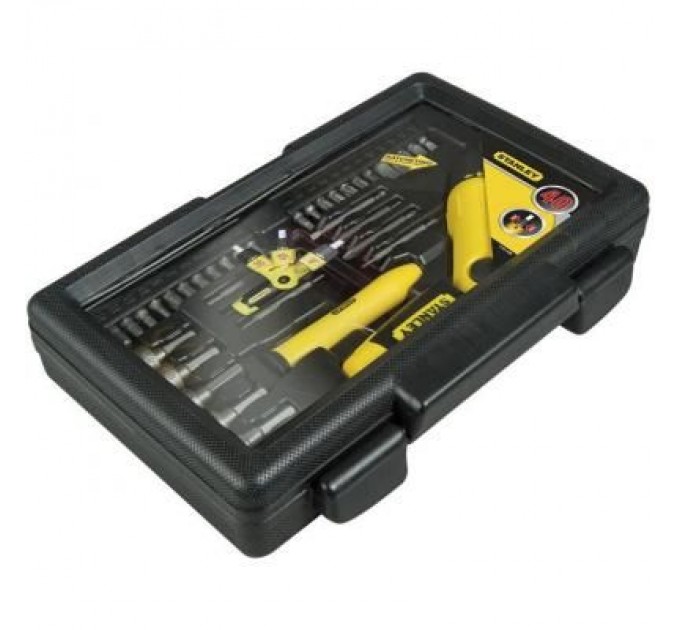 Набір викруток Stanley Pistol Grip Ratchet з храповим механ., 36 вставк. (0-63-038)