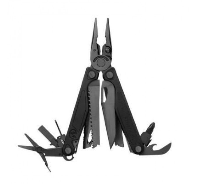 Мультитул Leatherman Charge Plus Black, синтетич. чехол, карт. кор., метрич. биты (832601)