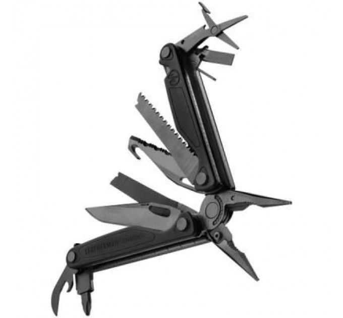 Мультитул Leatherman Charge Plus Black, синтетич. чехол, карт. кор., метрич. биты (832601)