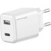 Grand-X Зарядний пристрій Grand-X CH-890 Fast Charge 1xUSB-C PD20W + 1xUSB QC4.0 + AFC SCP FCP Black (CH-890)