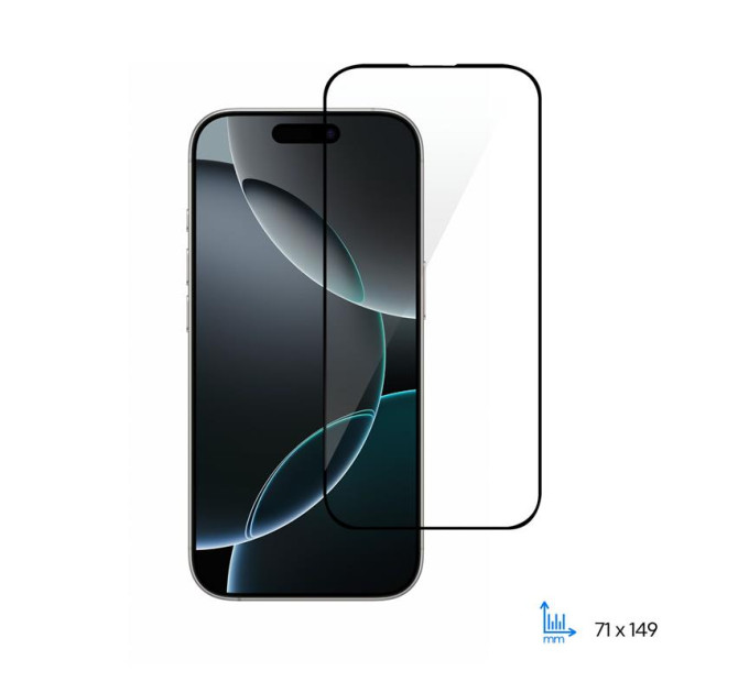2E Скло захисне 2E Apple iPhone 16 Pro(6.3) 2.5D FCFG black (2E-IP-16P-6.3-SMFCFG-BB)