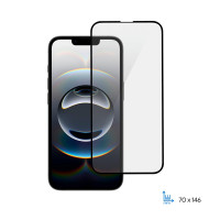 Скло захисне 2E Apple iPhone 16e 2.5D FCFG black (2E-IP-16E.-6.1-SMFCFG-BB)