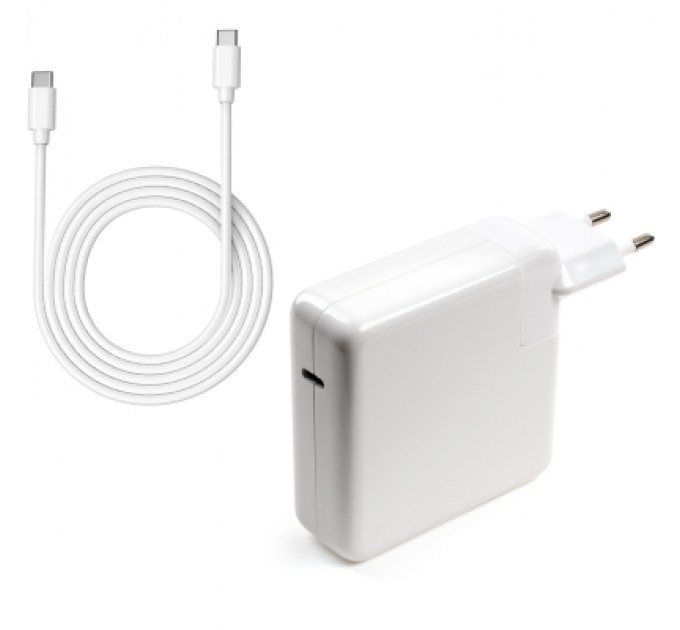 Vinga Блок живлення до ноутбуку Vinga Apple 87W 5.2V3A/9V3A/12V3A/15V3A/20.2V4.3A USB-C (VPA-87-APP-C)