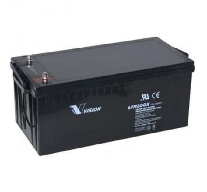 Батарея до ДБЖ Vision FM 12V 200Ah (6FM200E-X)