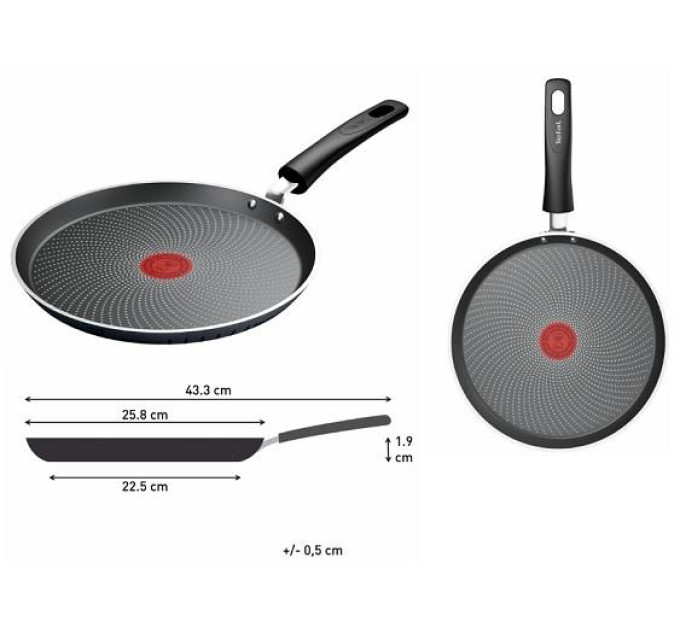 Tefal Сковорода для млинців Tefal So`Light 25 см (H0563842)