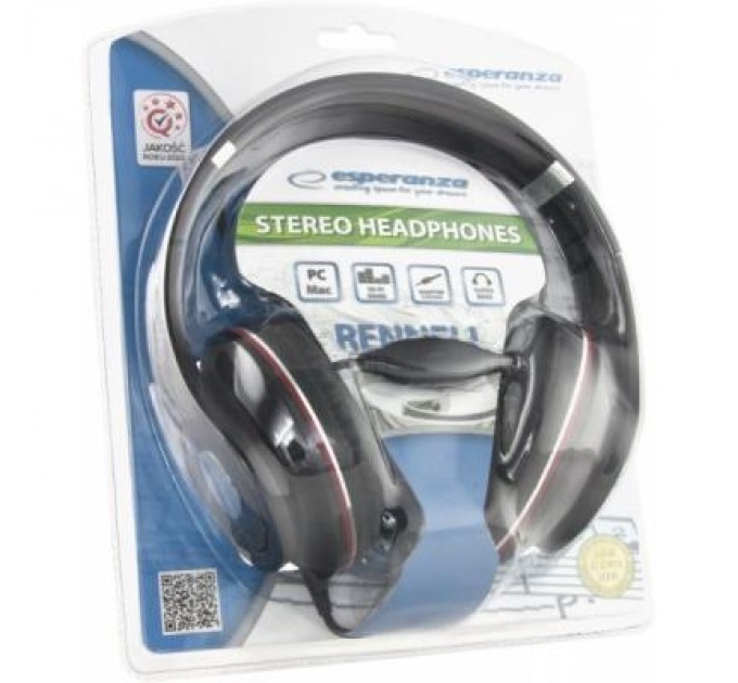 Навушники Esperanza EH141K Black (EH141K)