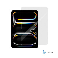 Скло захисне 2E iPad Pro 11 (2024), 2.5D (2E-IP-IPD-P11-LT2.5D-CL)
