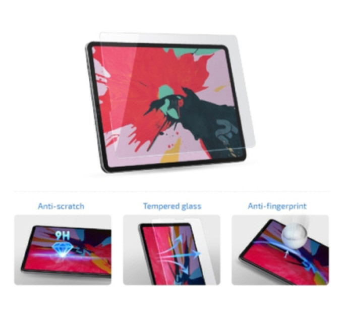 2E Скло захисне 2E iPad Pro 11 (2024), 2.5D (2E-IP-IPD-P11-LT2.5D-CL)