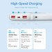 Vention Батарея універсальна Vention 10000mAh 22.5W 3A PD, QC/3.0, LED Display, White (FHKW0)