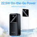 Vention Батарея універсальна Vention 30000mAh 22.5W 3A, PD, QC/3.0, LED Display, Black (FHMB0)
