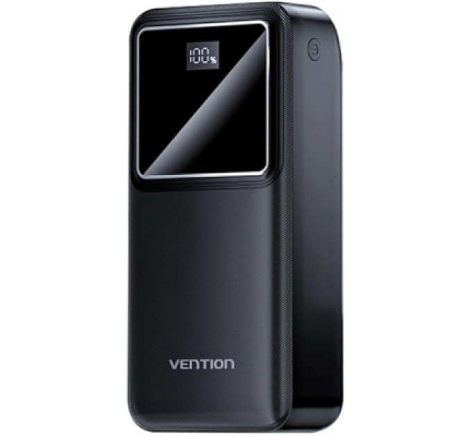 Vention Батарея універсальна Vention 30000mAh 22.5W 3A, PD, QC/3.0, LED Display, Black (FHMB0)