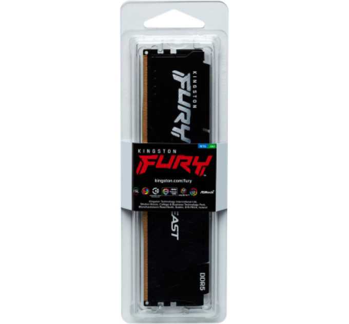 Kingston Fury (ex.HyperX) Модуль пам'яті для комп'ютера DDR5 16GB 6000 MHz Kingston Fury (ex.HyperX) (KF560C36BBE2-16)