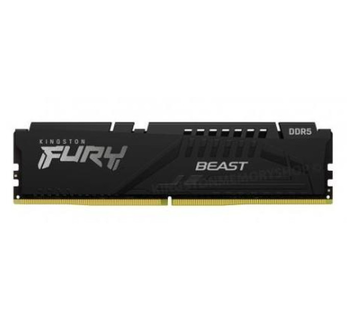 Kingston Fury (ex.HyperX) Модуль пам'яті для комп'ютера DDR5 32GB 5200 MHz Beast RGB EXPO Black Kingston Fury (ex.HyperX) (KF552C40BB2A-32)