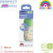 Chicco Пляшечка для годування Chicco Perfect Easy силіконова, від 0+ міс. повільний потік 150 мл, (20241.30)