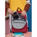 Xiaomi Рюкзак для ноутбука Xiaomi 14" RunMi 90 Points Youth College, 15L, Deep Red (6972125147981)