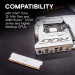 Crucial Модуль пам'яті для комп'ютера DDR5 16GB 6400 MHz Pro Overclocking White Micron (CP16G64C38U5W)