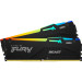 Kingston Fury (ex.HyperX) Модуль пам'яті для комп'ютера DDR5 64GB (2x32GB) 6000 MHz Beast RGB EXPO Black Kingston Fury (ex.HyperX) (KF560C36BBE2AK2-64)