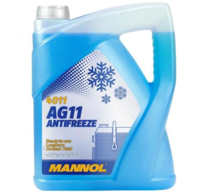 Антифриз Mannol AG 11 (-40) Longterm син, 5л (MN4011-5)