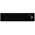 XoKo Наклейка на клавіатуру XoKo 68 keys UA/rus green, Latin white (XK-KB-STCK-MD)