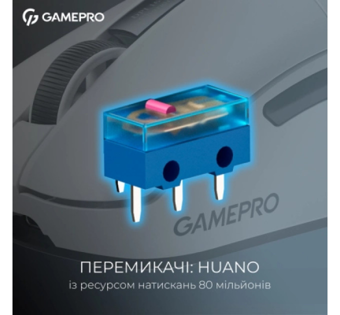 GamePro Мишка GamePro Asgard Thor Wireless/Bluetooth/USB White (GM023W)