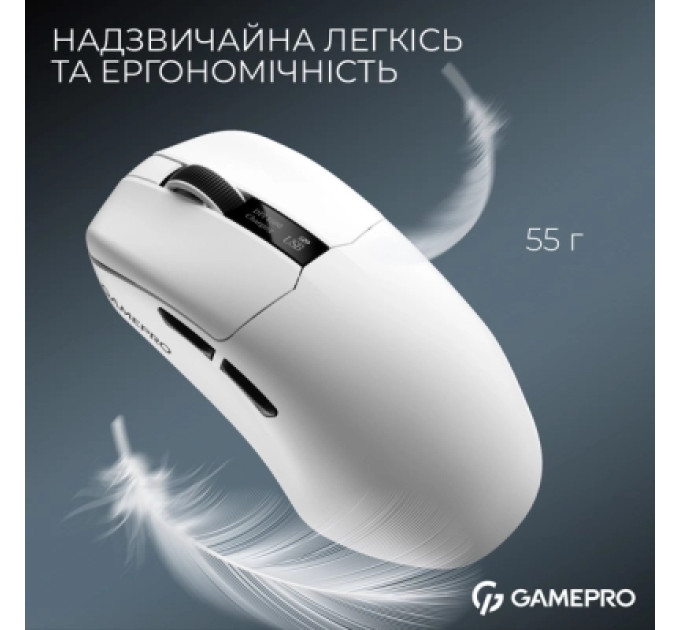 GamePro Мишка GamePro Asgard Thor Wireless/Bluetooth/USB White (GM023W)