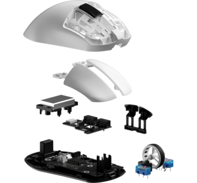 GamePro Мишка GamePro Asgard Thor Wireless/Bluetooth/USB White (GM023W)