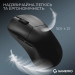 GamePro Мишка GamePro Asgard Surt Wireless/Bluetooth/USB Black (GM017B)