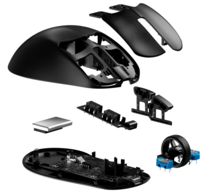 GamePro Мишка GamePro Asgard Surt Wireless/Bluetooth/USB Black (GM017B)