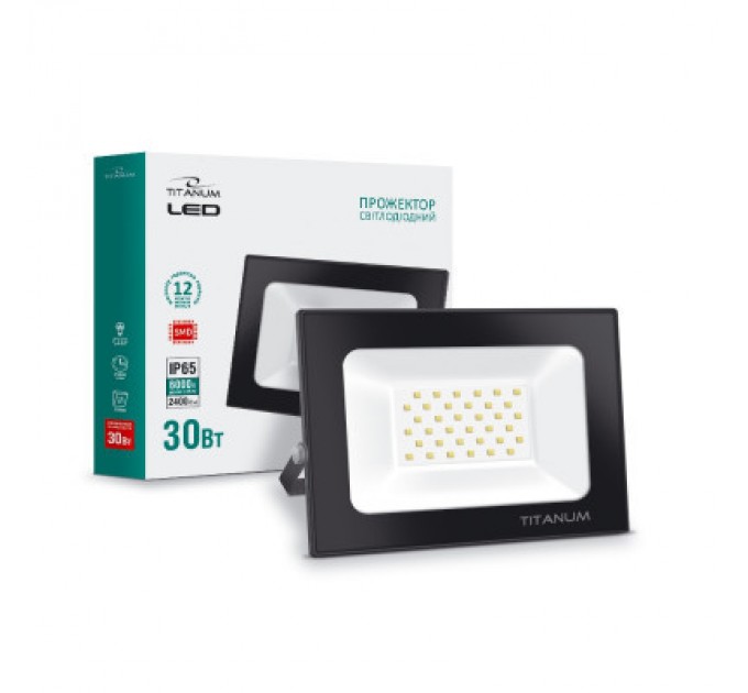 Прожектор TITANUM LED 30W 6000K TLF306 220V (TLF306)