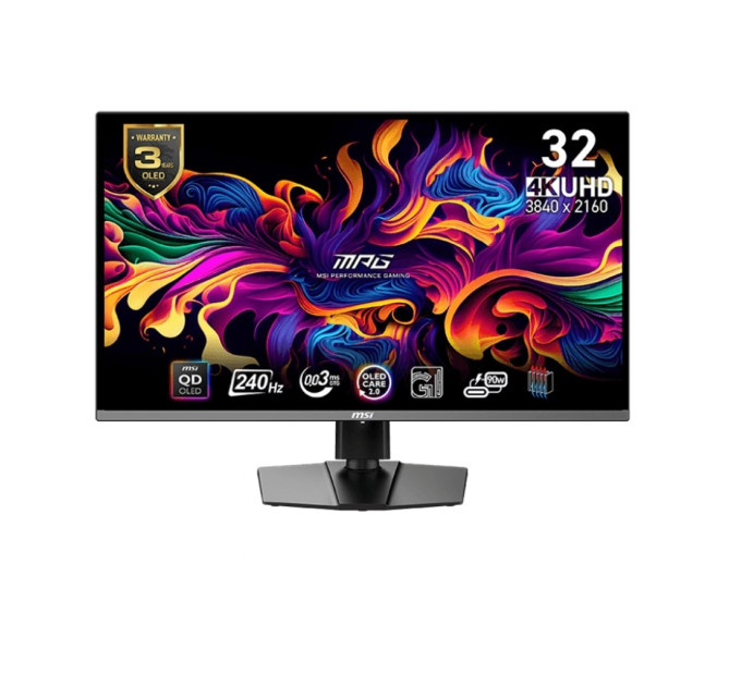 MSI Монітор MSI 31.5" MPG 321URX QD-OLED Black Curved 240Hz
