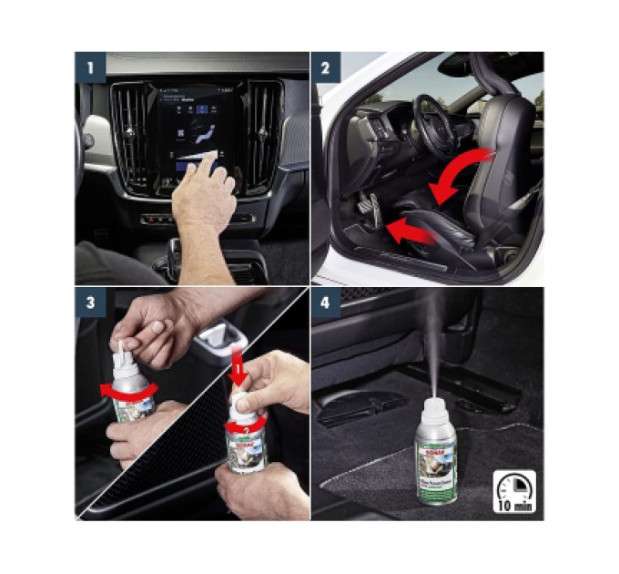 Автомобільний очисник Sonax Klima Power Cleaner AirAid symbiotisch Thekendisplay 100 мл (323100)